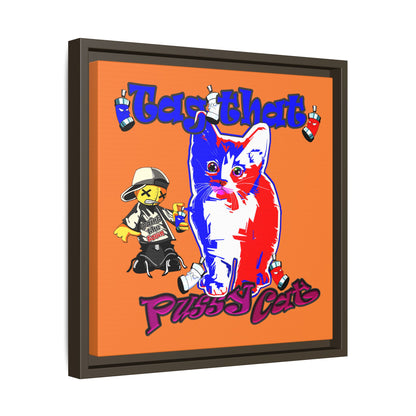 tag that - framed canvas art (crusta)