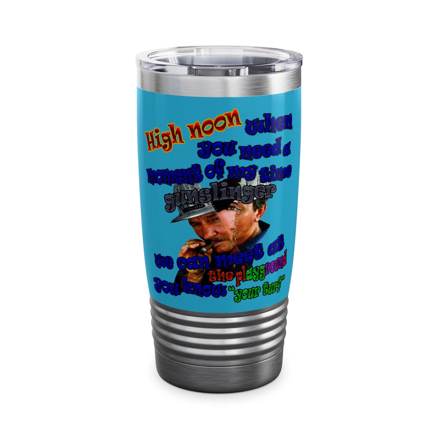 high noon - Ringneck Tumbler, 20oz (turquoise)