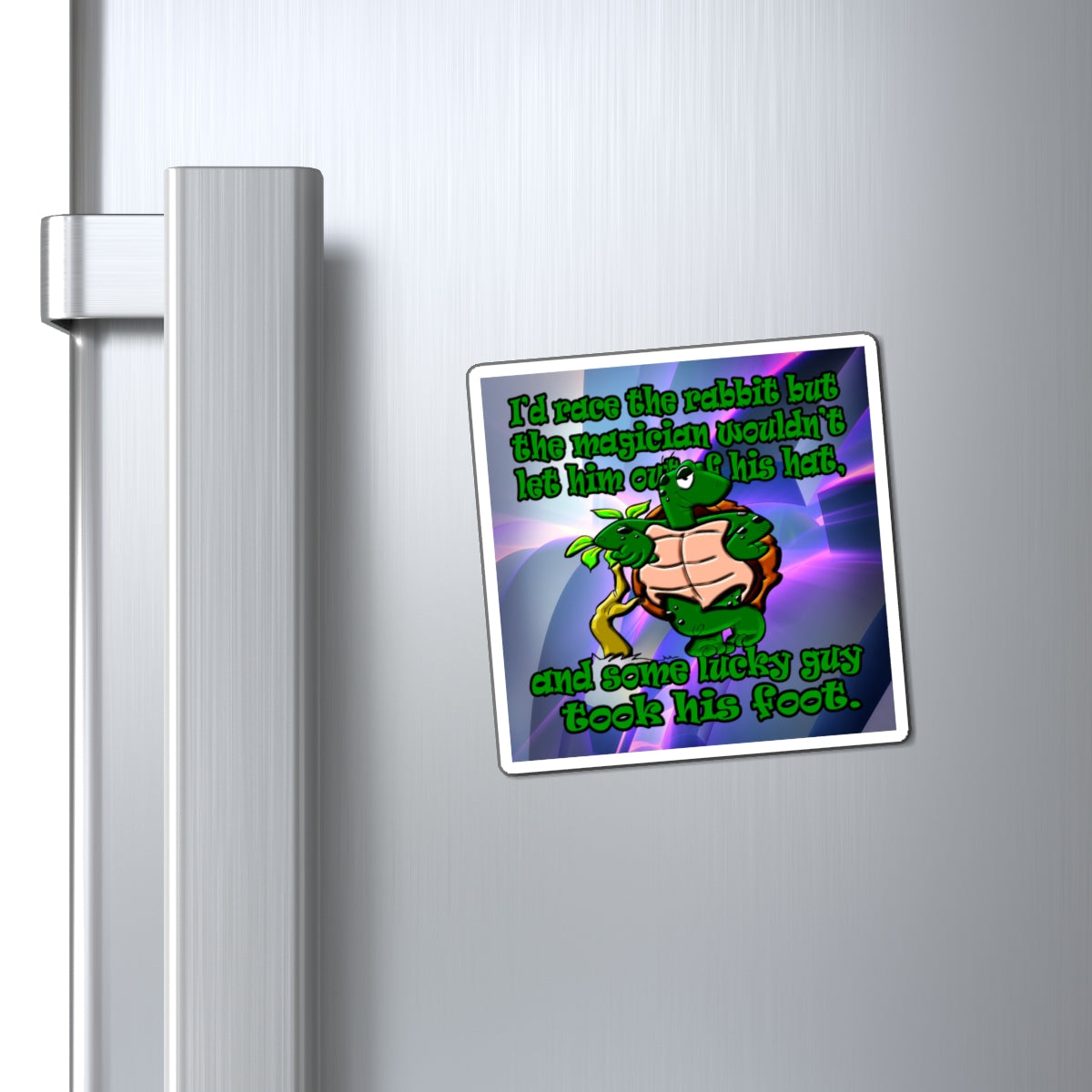 turtle race - Magnets - (grey-pink wave)