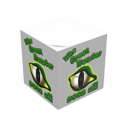 green monster - note cube (light grey)