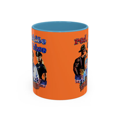 rw&b lives matter - Accent Mug (crusta)