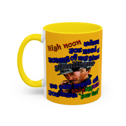 high noon - Accent Mug (yellow)