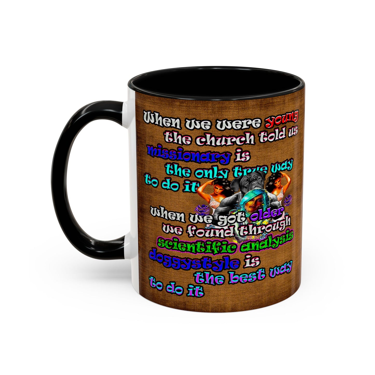 doggystyle - Accent Mug (brown papyrus)