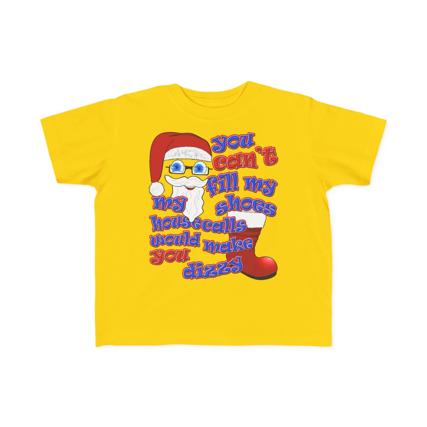 santa's shoes - Toddler's Fine Jersey Tee