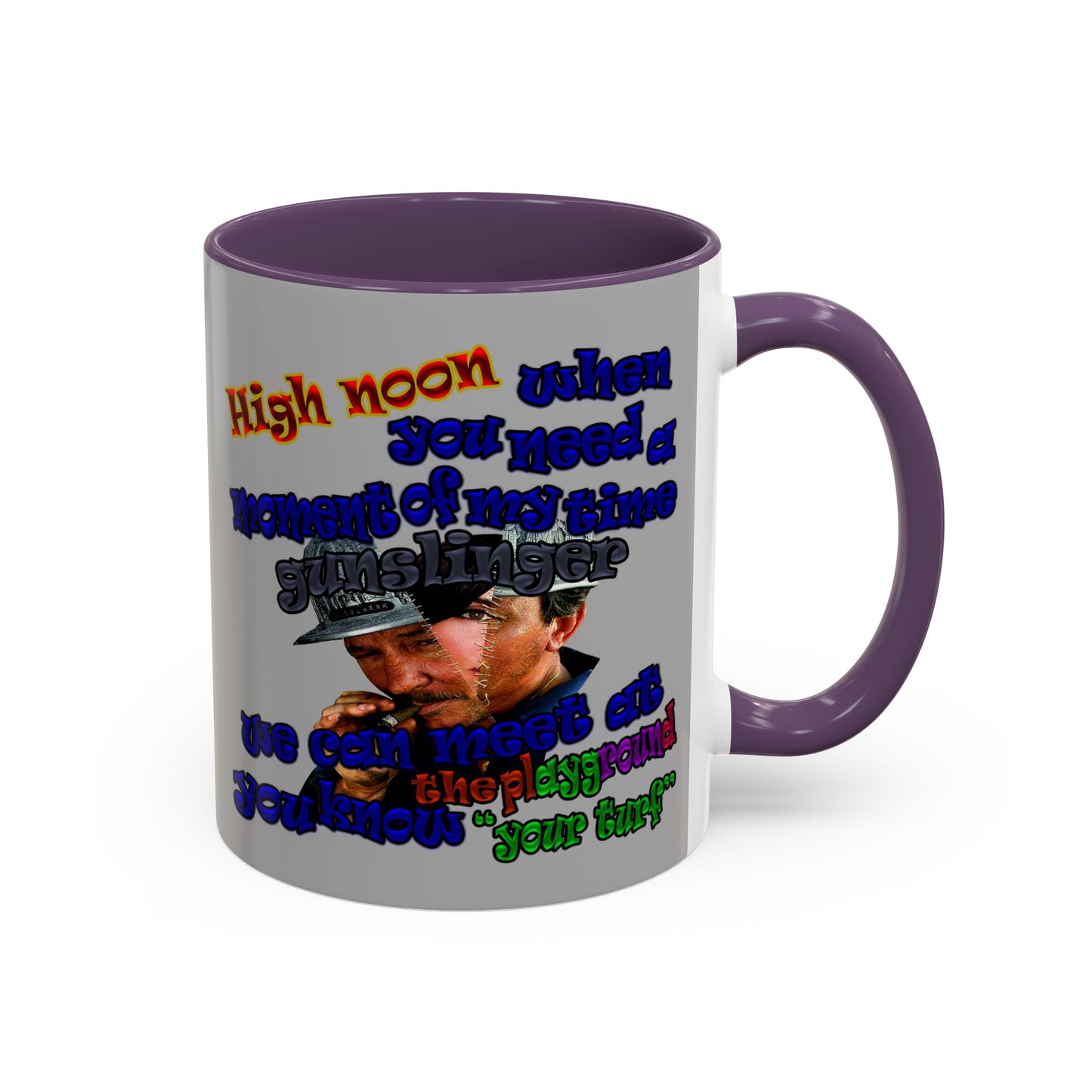 high noon - Accent Mug (light grey)