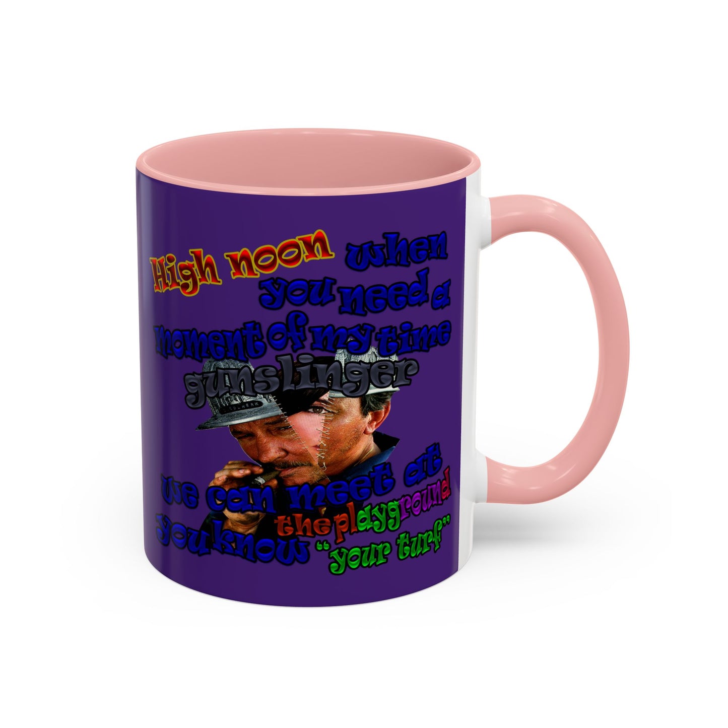 high noon - Accent Mug (purple)
