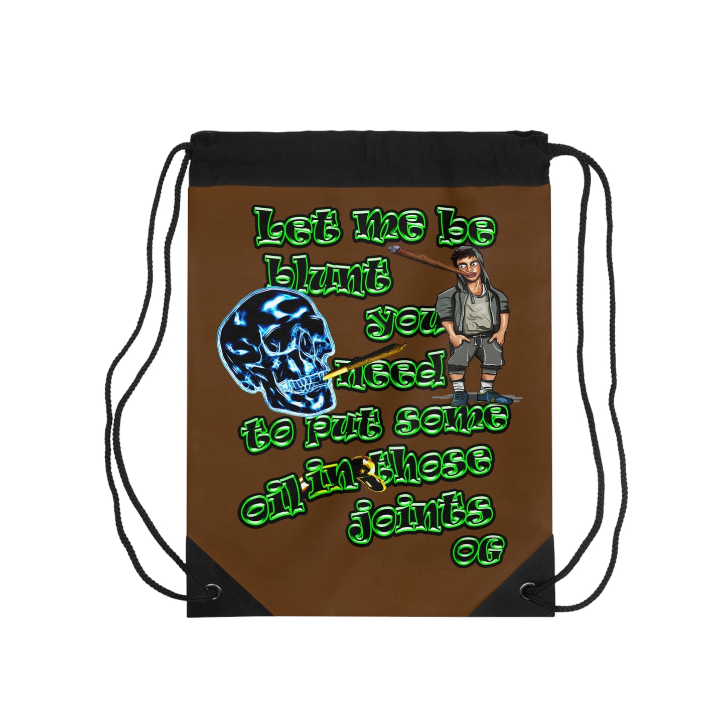 og - Drawstring Bag (brown)