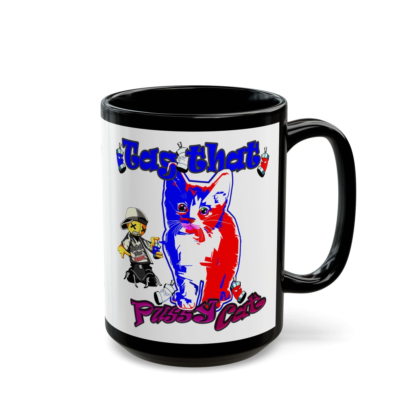 tag that - Black Mug (white)