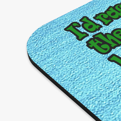 turtle race - Mouse Pad (Rectangle) (faded blue)