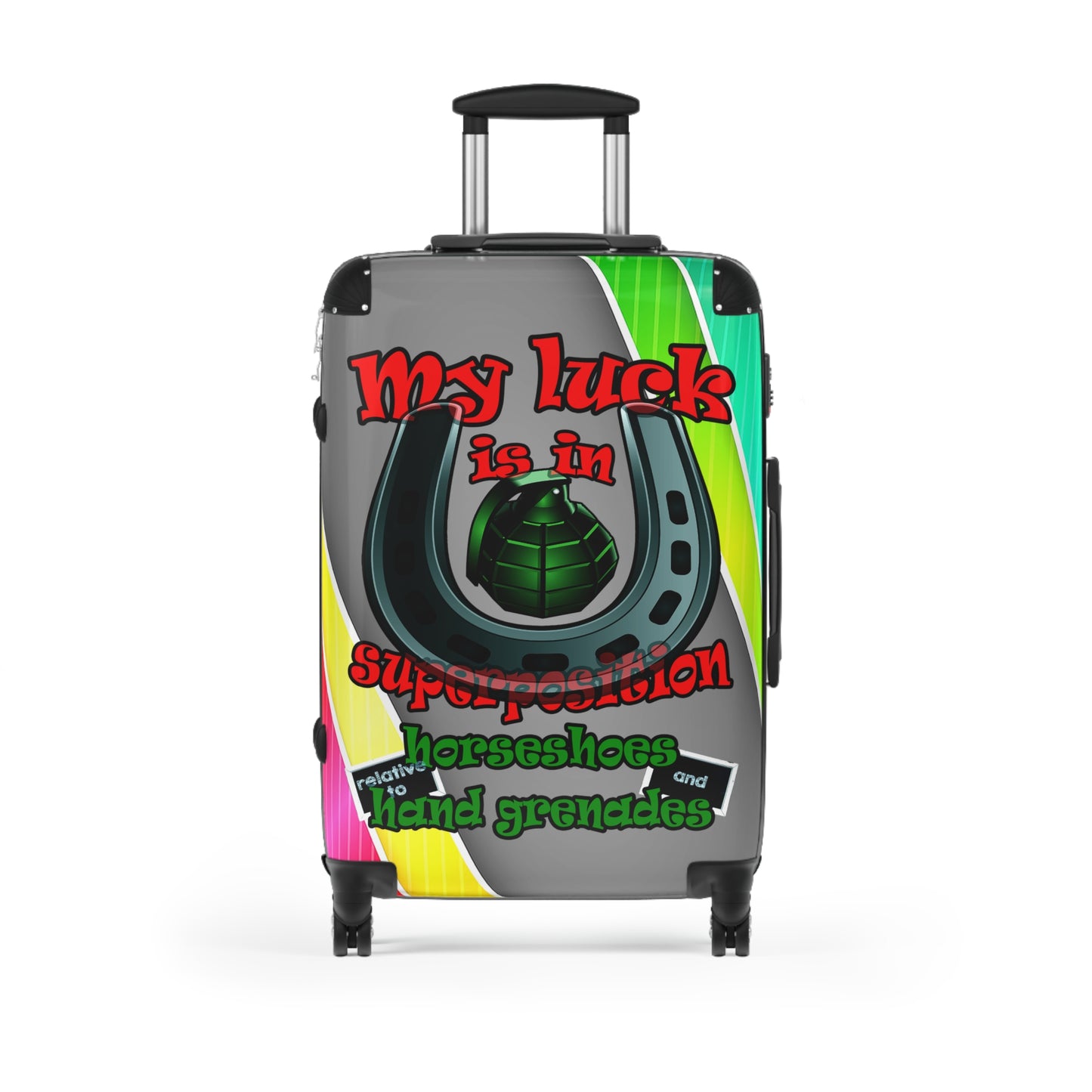 my luck - Suitcase (rainbow split)