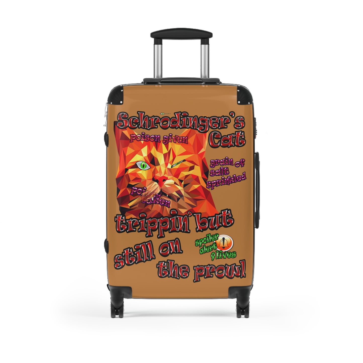 schrodinger's cat - Suitcase (light brown)