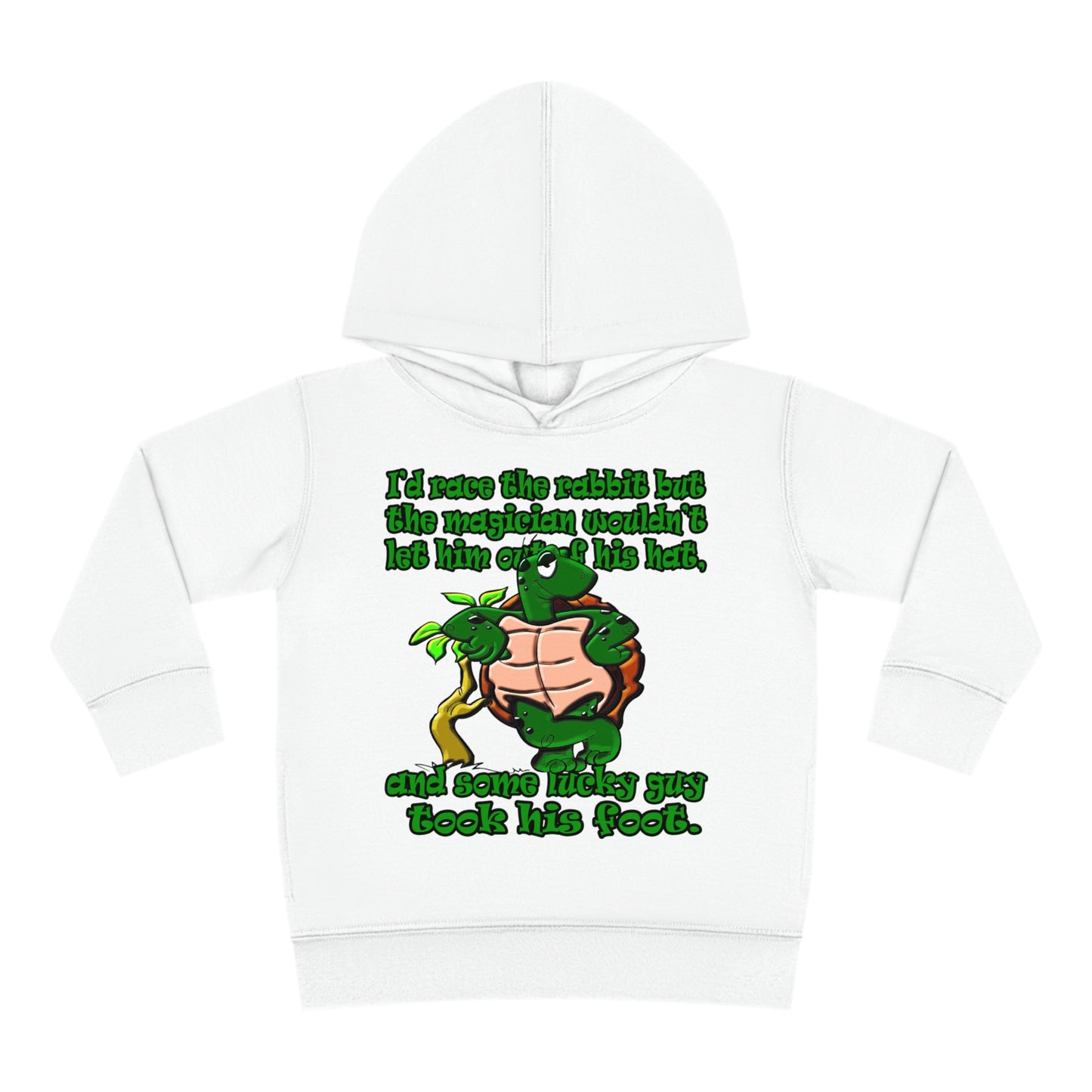 turtle race - Toddler Pullover Fleece Hoodie
