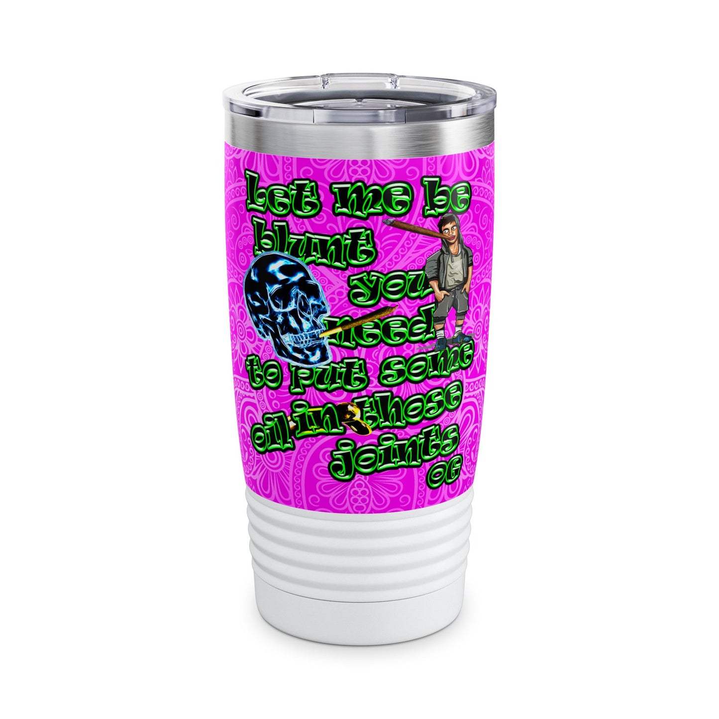 og - Ringneck Tumbler, 20oz (pink swirl)