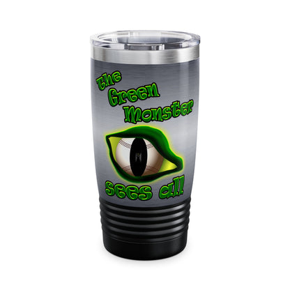 green monster - Ringneck Tumbler, 20oz (brushed nickel)