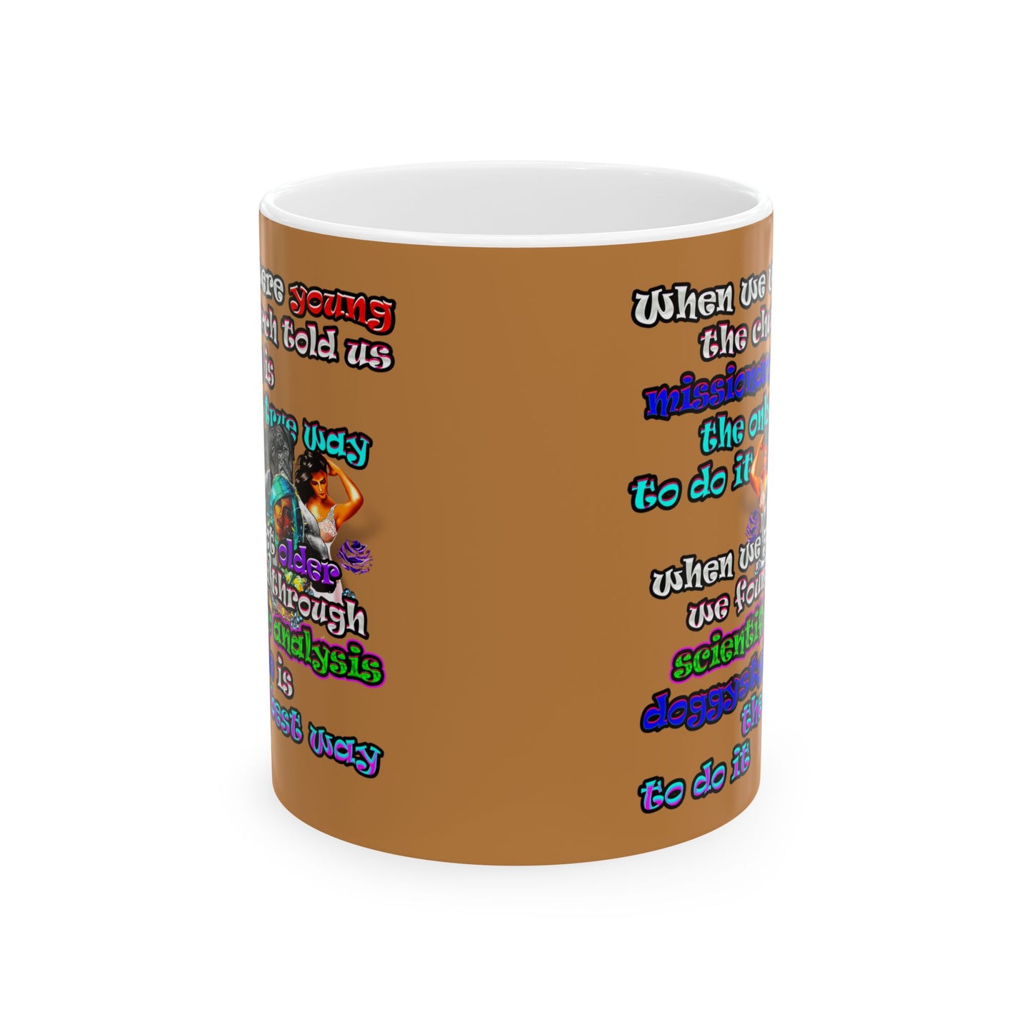 doggystyle - White Mug (light brown)