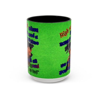 high noon - Accent Mug (green turf)