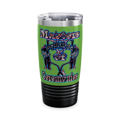 em cee squared - Ringneck Tumbler, 20oz (green)
