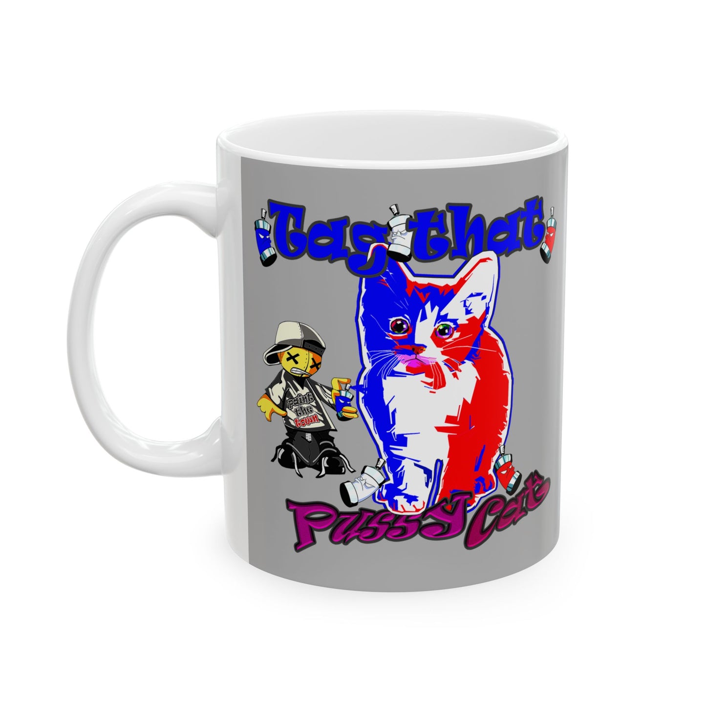 tag that - White Mug (light grey)