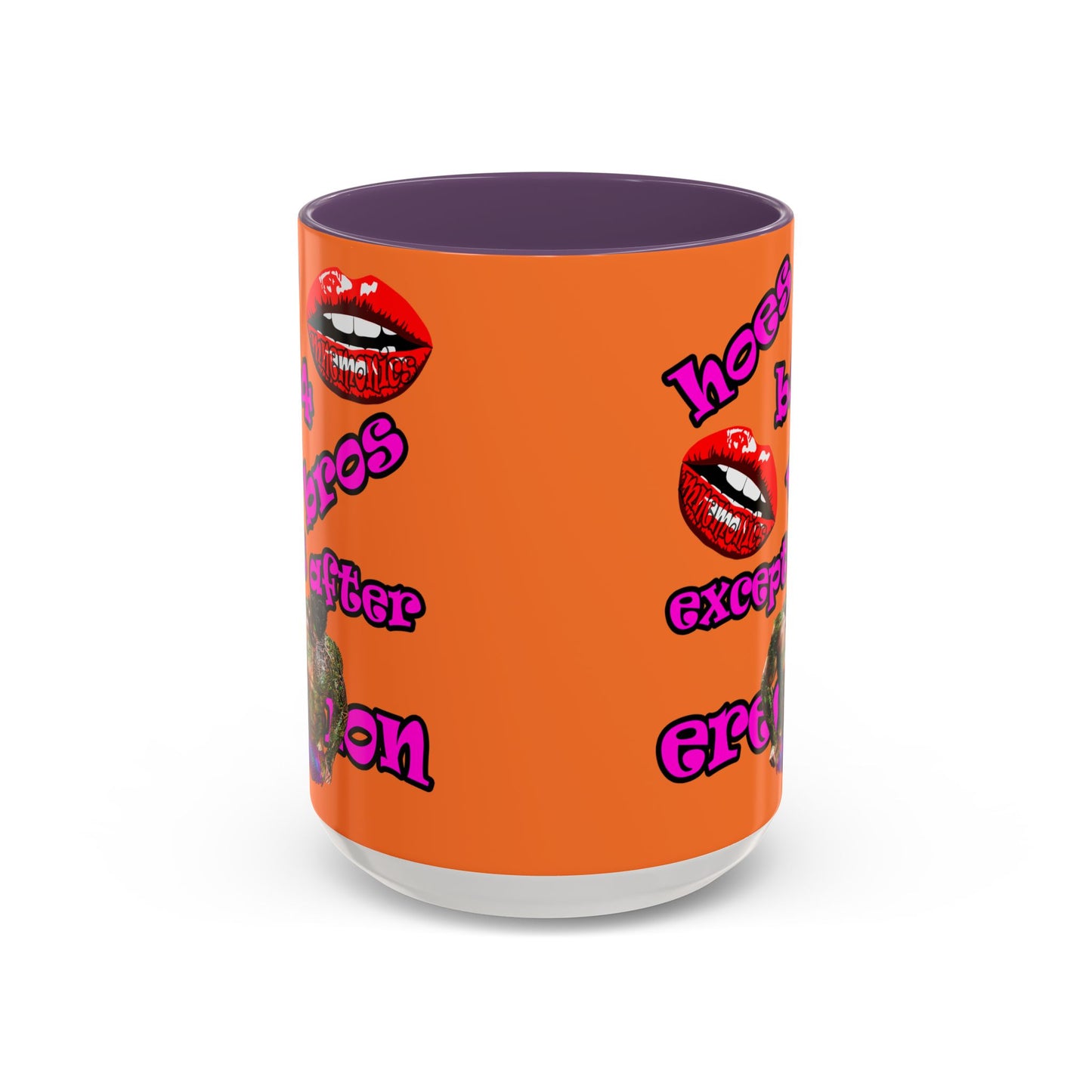 hoes b4 bros - Accent Mug (crusta)