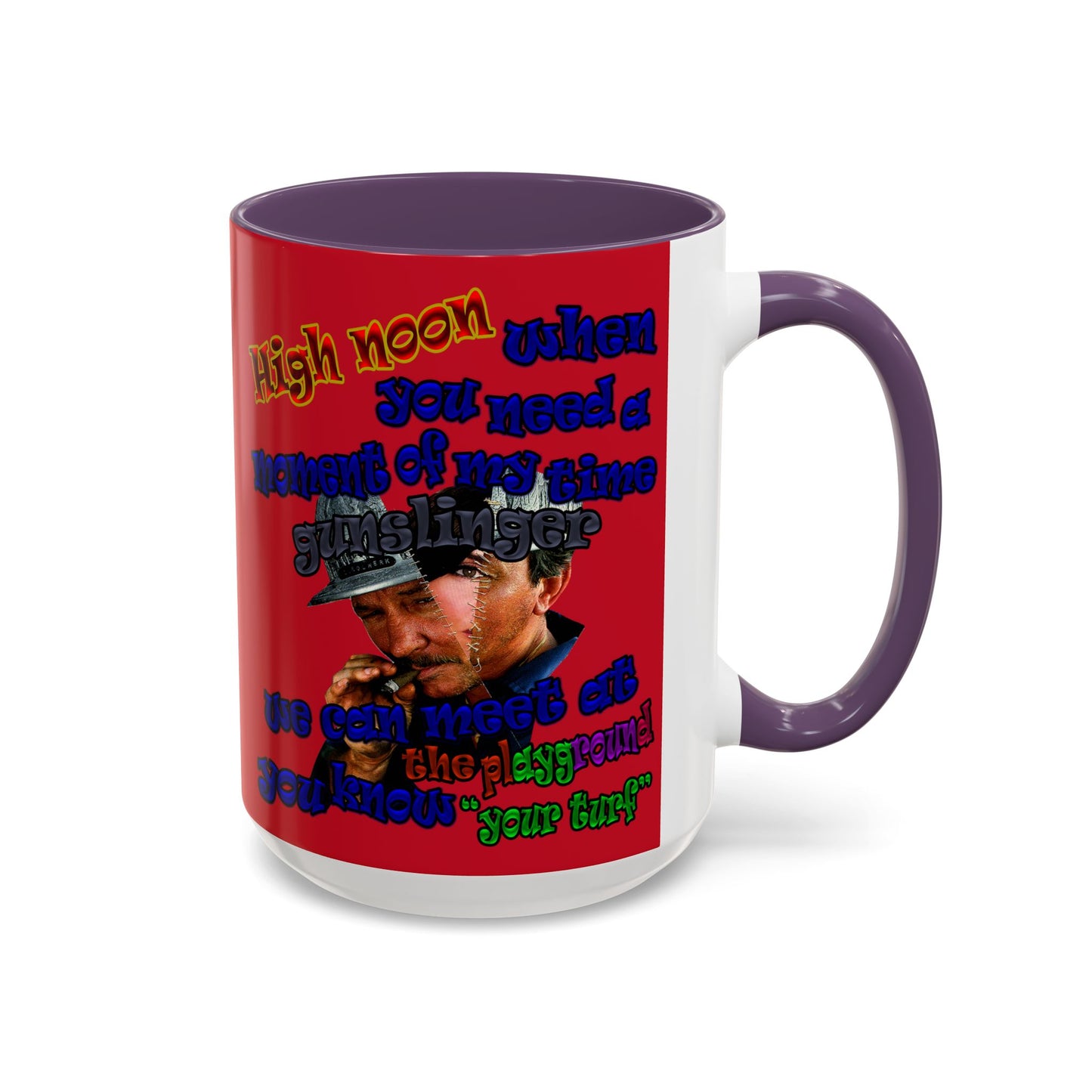 high noon - Accent Mug (dark red)