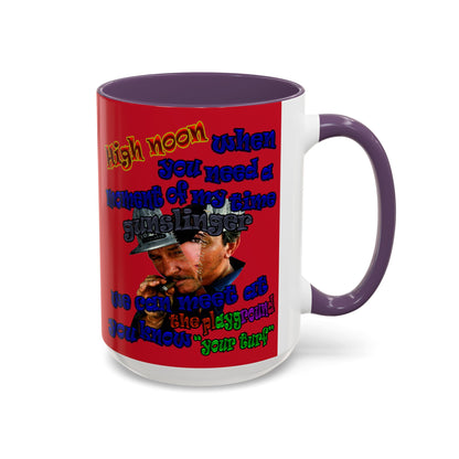high noon - Accent Mug (dark red)