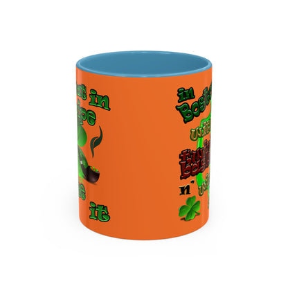 celtics logo - Accent Mug (crusta)