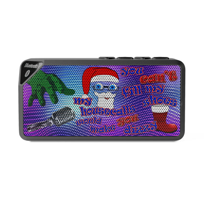 santa's shoes - Jabba Bluetooth Speaker (purple wave)