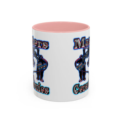 em cee squared - Accent Mug (white)
