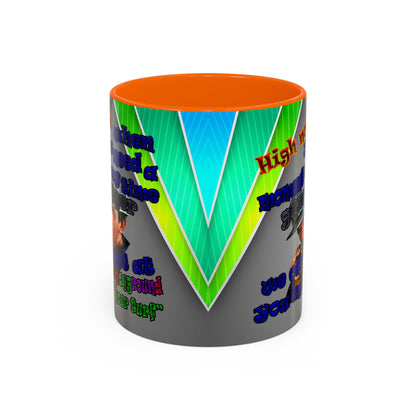 high noon - Accent Mug (rainbow split)
