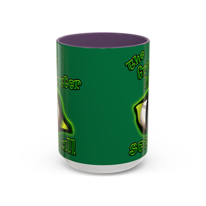 green monster - Accent Mug (dark green)
