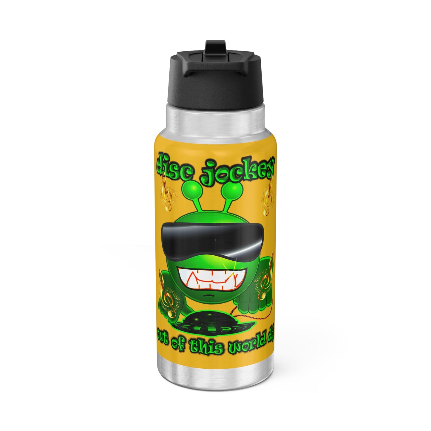 disc jockey - Gator Tumbler, 32oz (yellow)