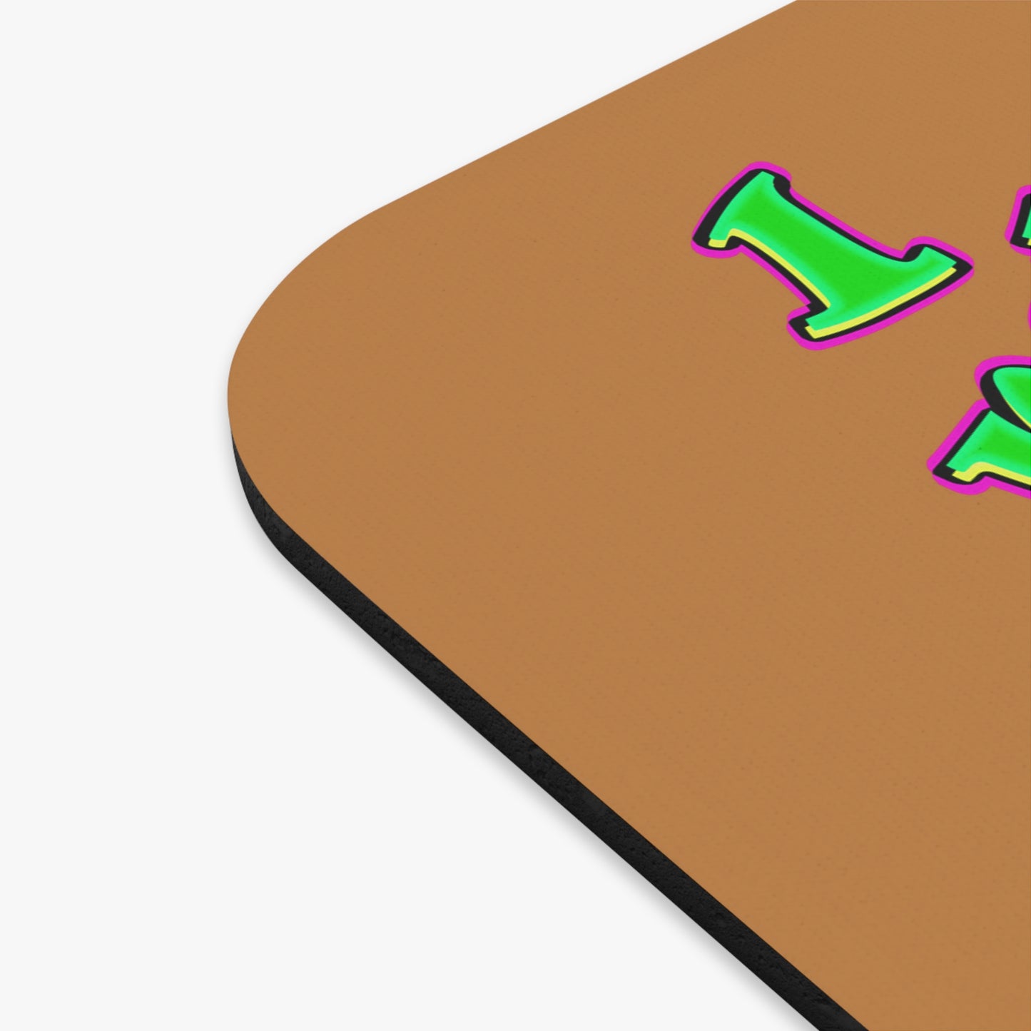 noticed you noticing - Mouse Pad (Rectangle) (light brown)