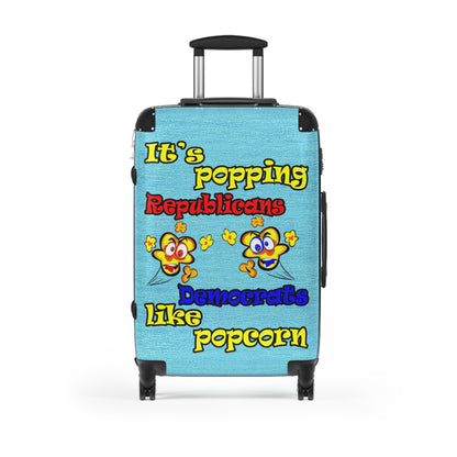 popping like popcorn - Suitcase (faded blue)