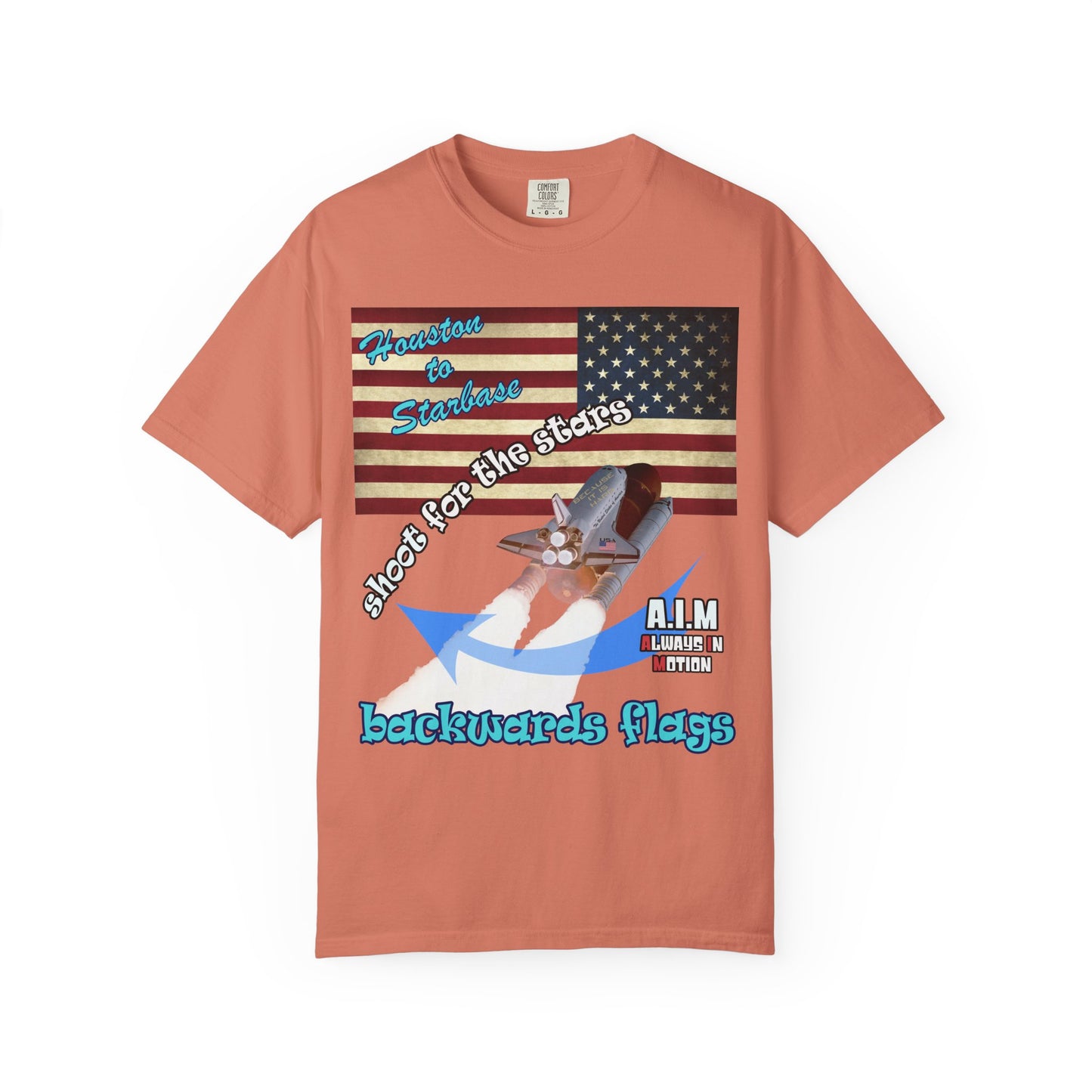 shoot for the stars - Unisex Garment-Dyed T-shirt