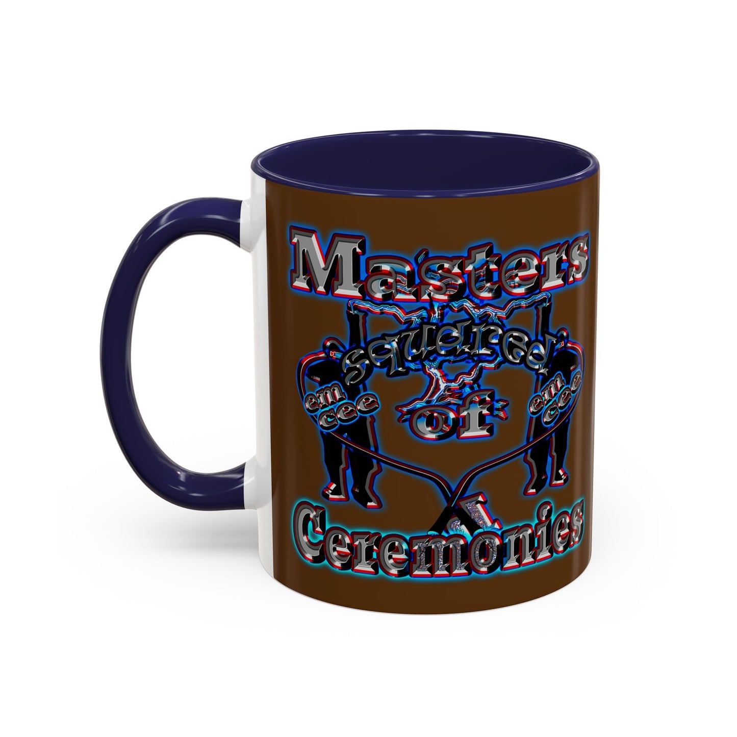 em cee squared - Accent Mug (brown)