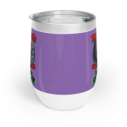 my luck - Chill Wine Tumbler (light purple)