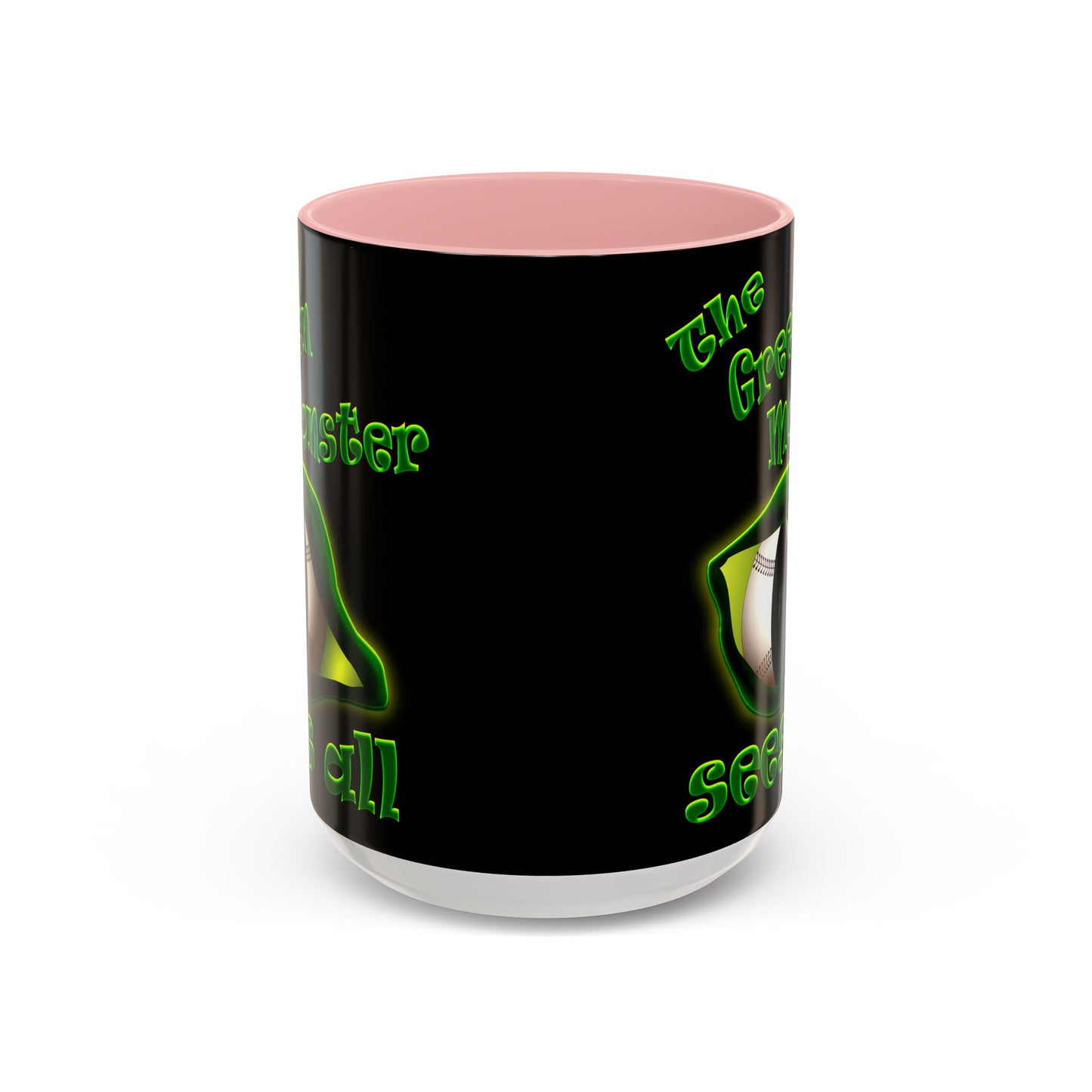 green monster - Accent Mug (black)
