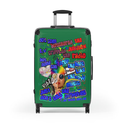 drop the beat - Suitcase (dark green)
