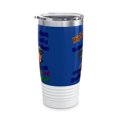 high noon - Ringneck Tumbler, 20oz (dark blue)