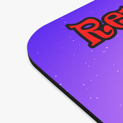 donkeys and elephants - Mouse Pad (Rectangle) (purple-pink wave)