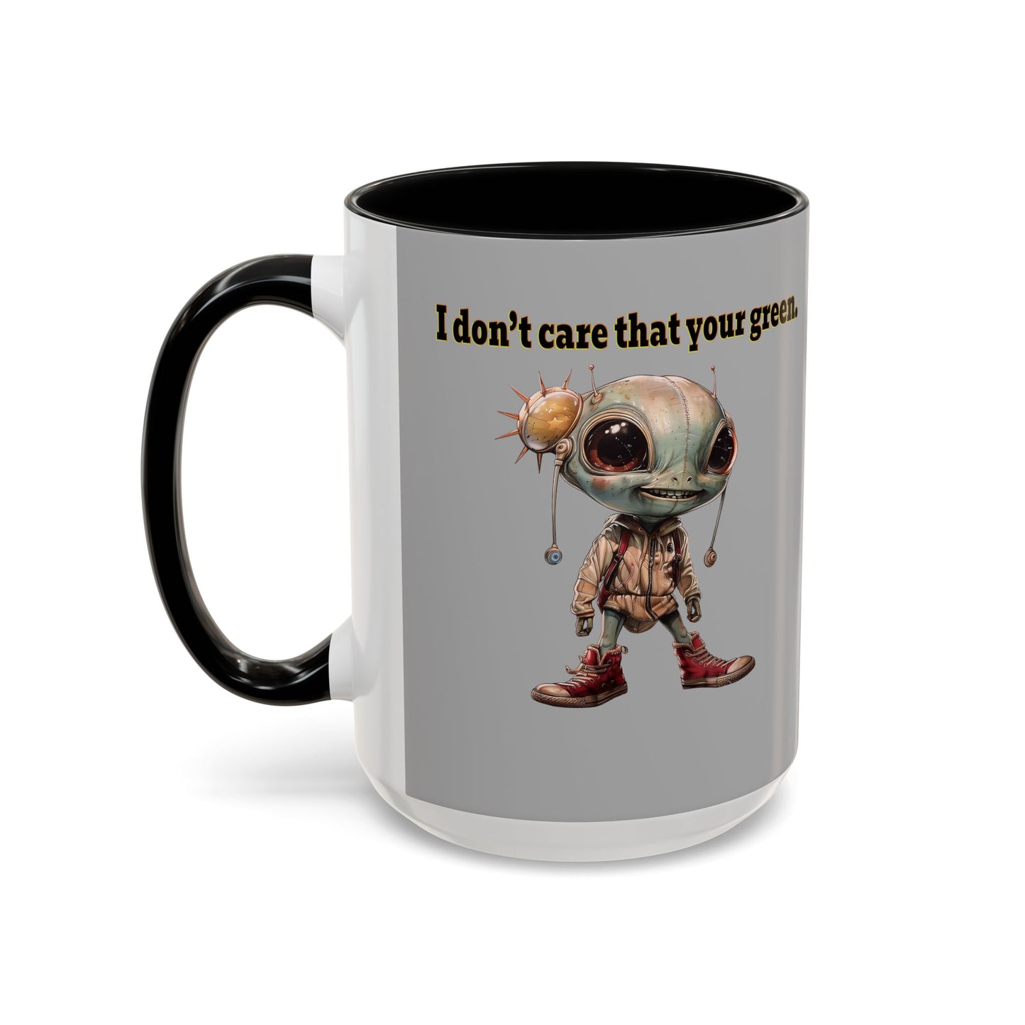 I don't care that your grey - Accent Mug (light grey)