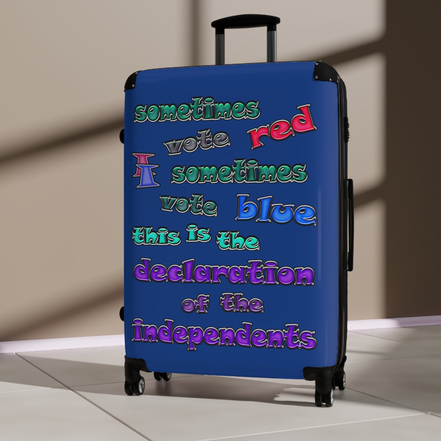 declaration of the independents - Suitcase (dark blue)