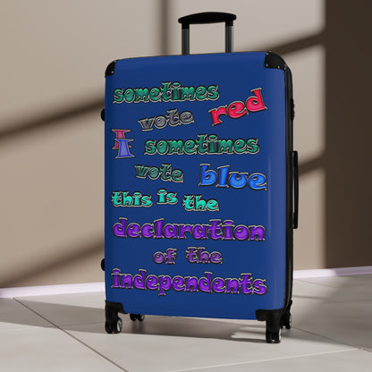 declaration of the independents - Suitcase (dark blue)