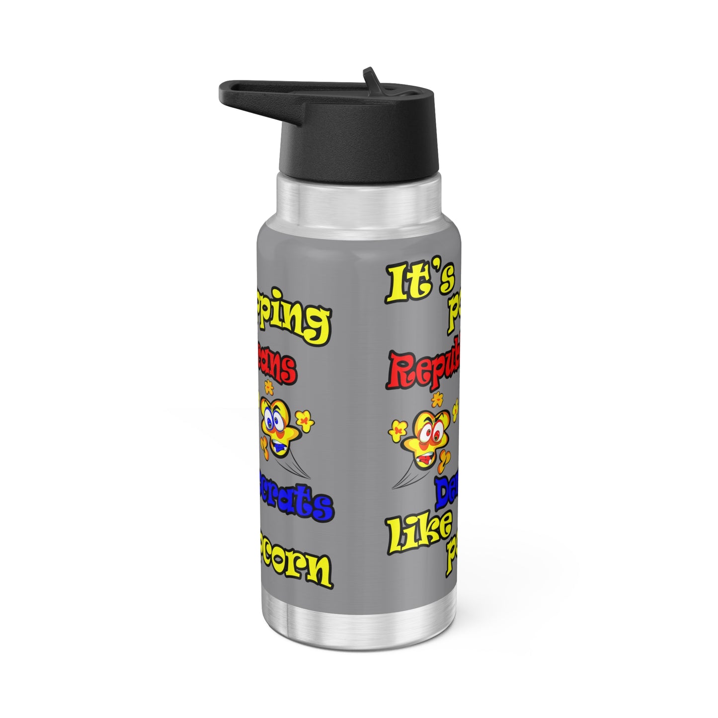 popping like popcorn - Gator Tumbler, 32oz (grey)