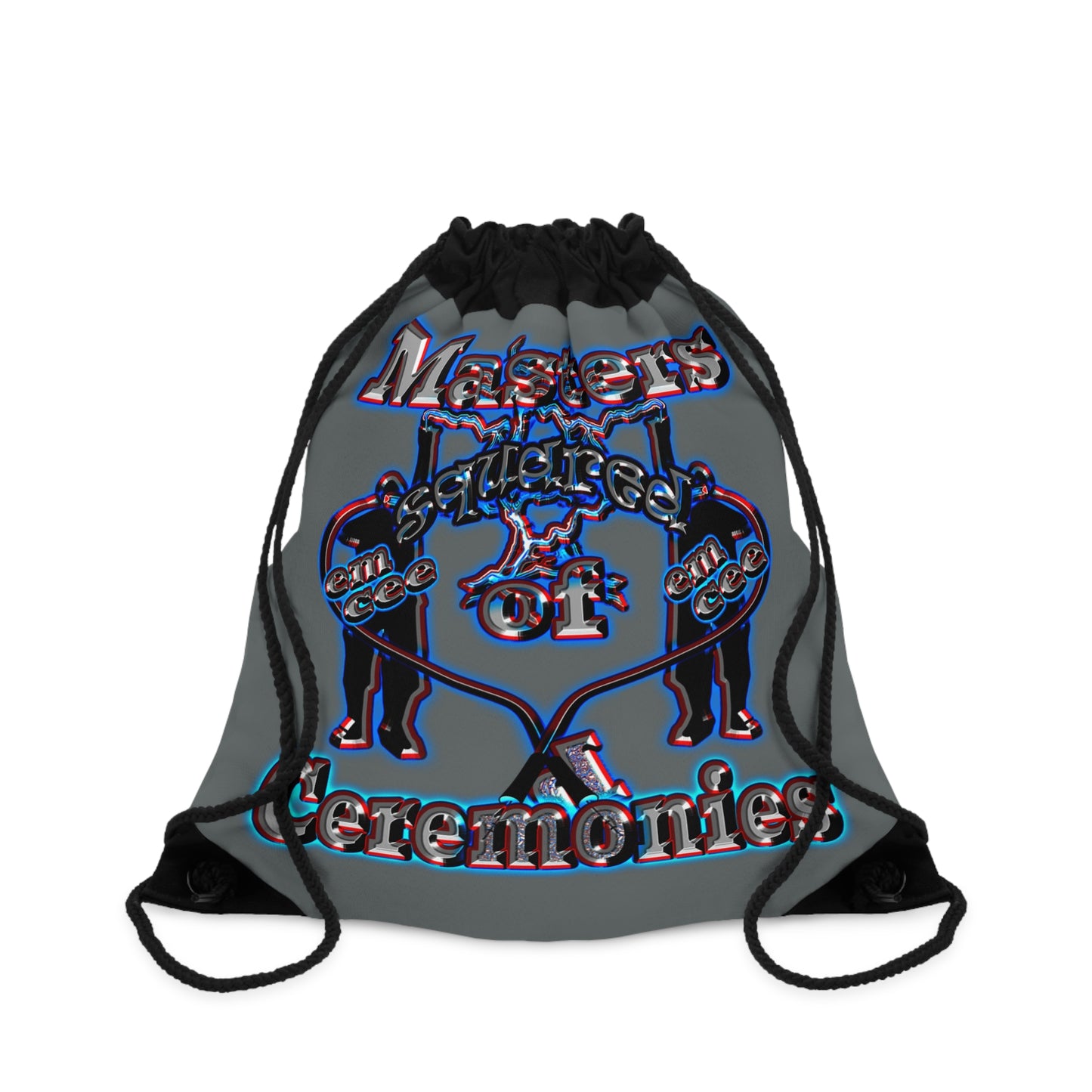 em cee squared - Drawstring Bag (dark grey)