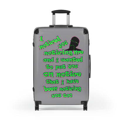 noticed you noticing - Suitcase (grey)
