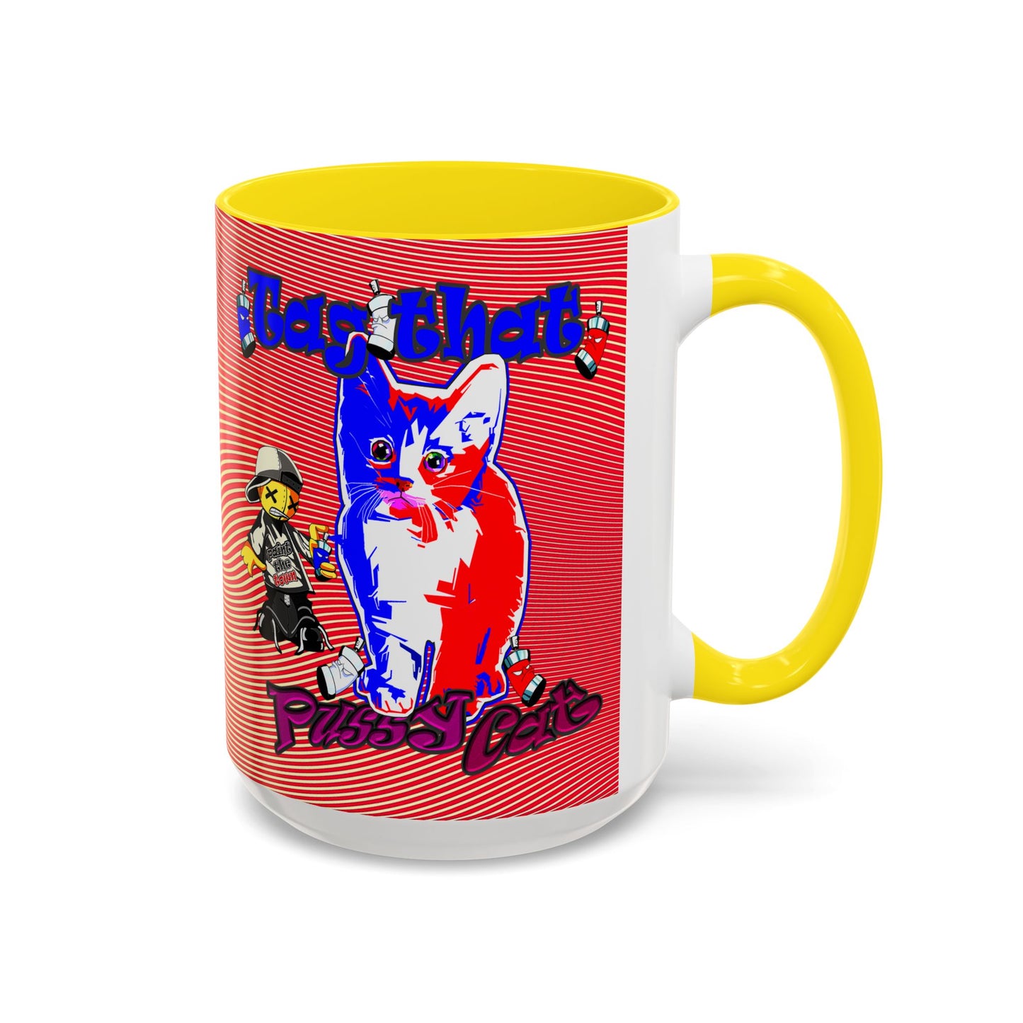 tag that - Accent Mug (yellow-orange wave)