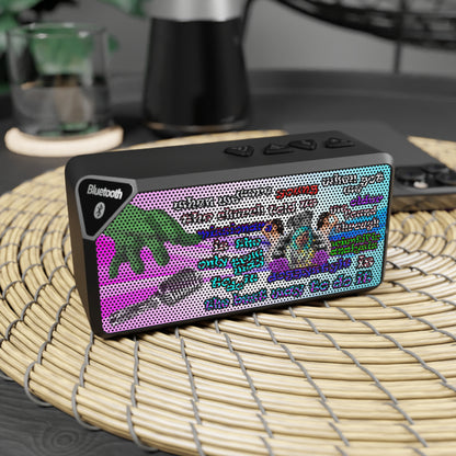 doggystyle - Jabba Bluetooth Speaker (light blue-pink wave)