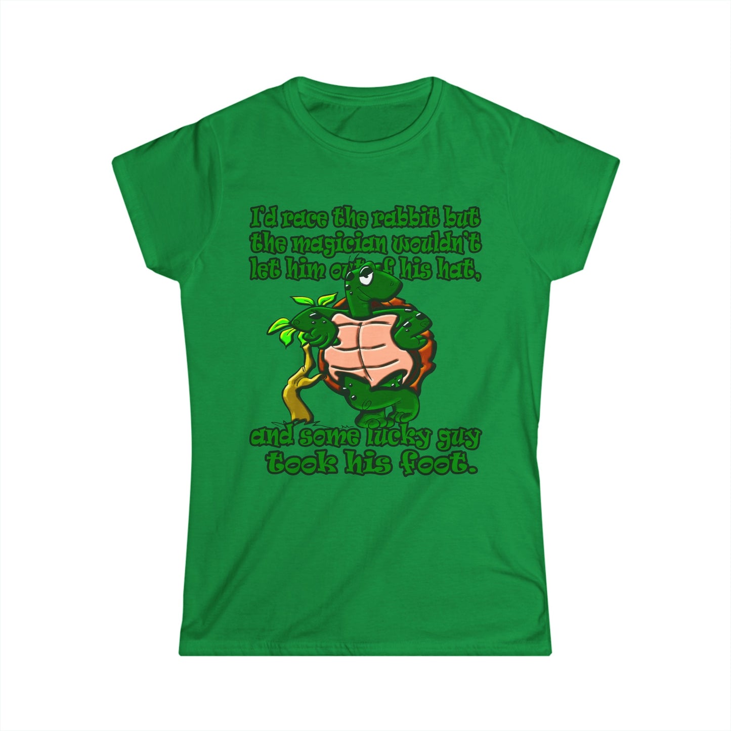 turtle race - Women's Softstyle Tee