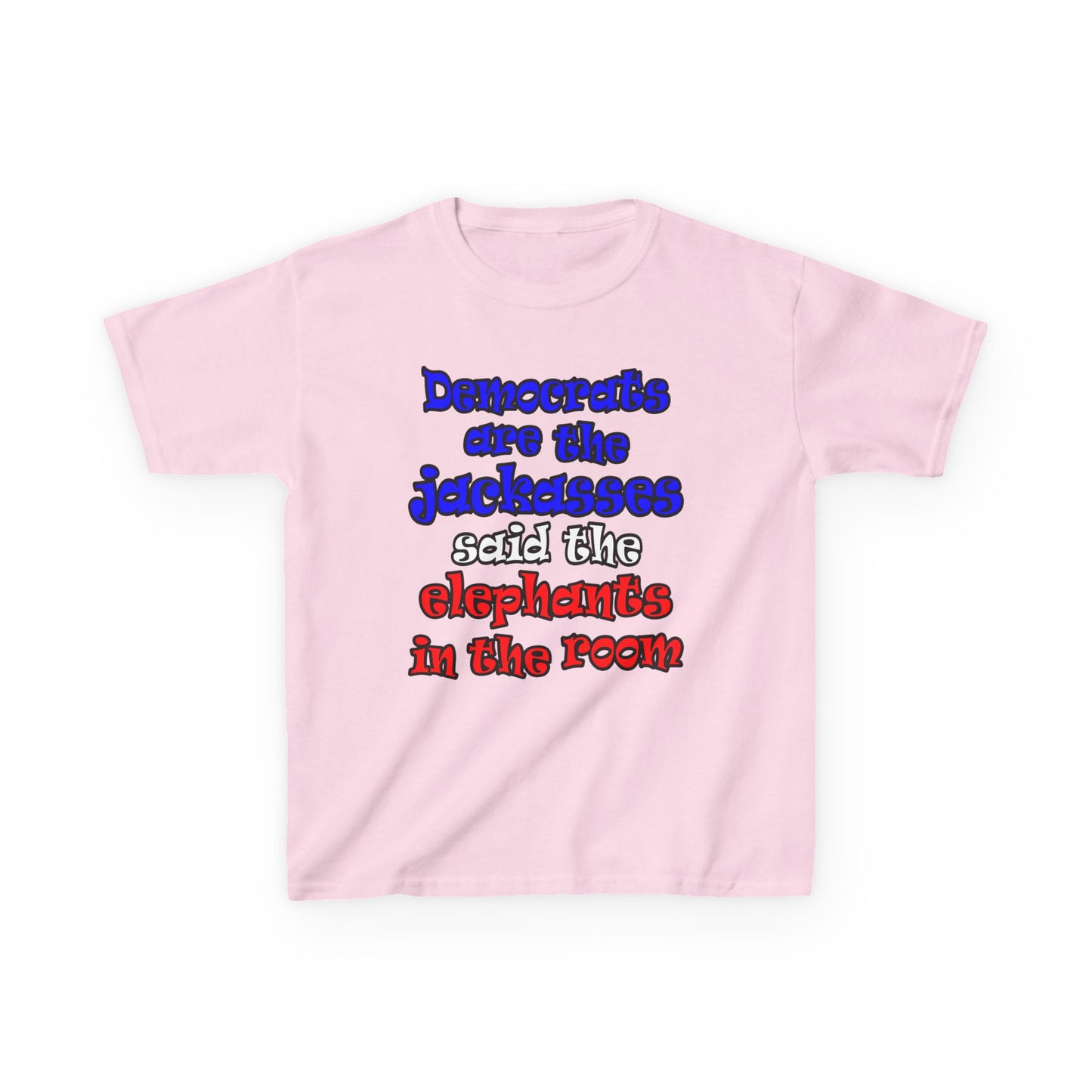 donkeys and elephants - Kids Heavy Cotton™ Tee